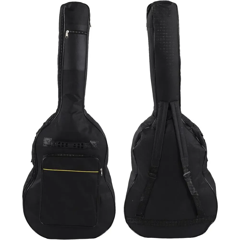 Backpack Acoustic Guitar Bag 0.3 Inch Thick Padding Waterproof Dual 38 39 Inch